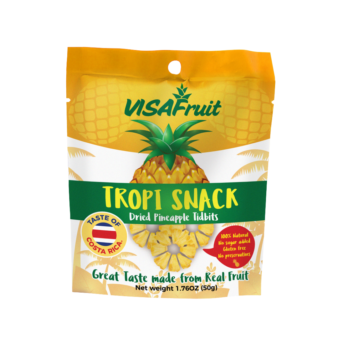 Tropi Snack: Dried Pineapple Tidbits